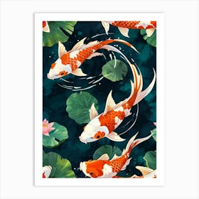 Koi Fish 3 Art Print