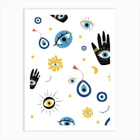 Evil Eye 1 Art Print