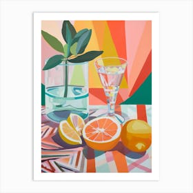 Summer Cocktails 3 Art Print