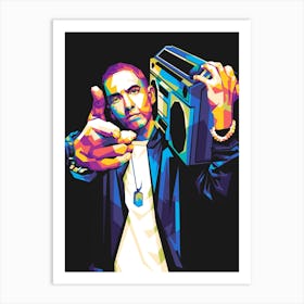 Eminem Wpap Art Print