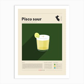 Pisco Sour Art Print