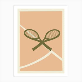 Tennis Racket Art Print