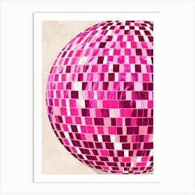 Disco Ball 50 Art Print