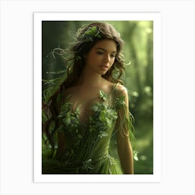 Fairy In The Forest 1 Art Print