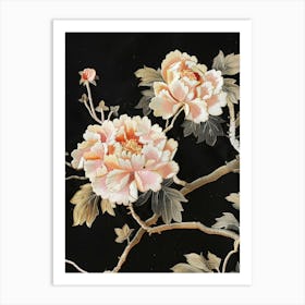 Chinese Peonies 1 Art Print