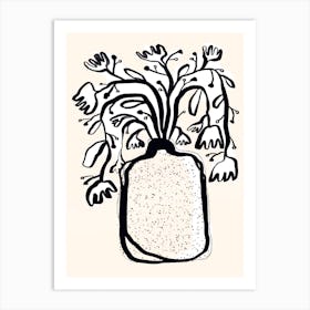 Lovely Flower Bouquet (Pale) Art Print