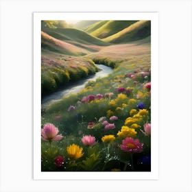 Valley Of Flowers Art Print