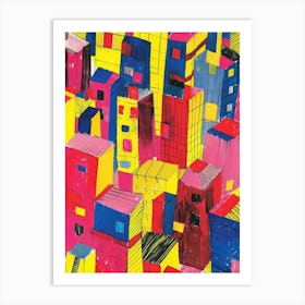 Cityscape 48 Art Print