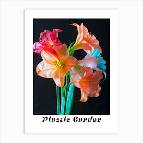 Bright Inflatable Flowers Poster Amaryllis 2 Art Print