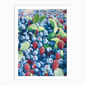 Loganberry 2 Classic Fruit Art Print
