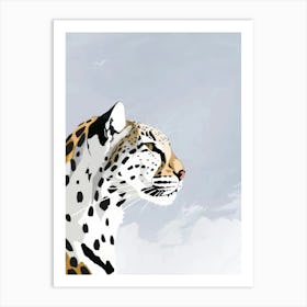 Leopard In The Sky Art Print