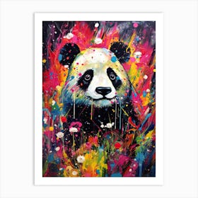 Panda Art In Expressionism Style 1 Art Print