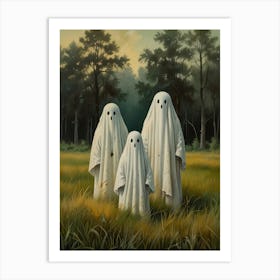 Ghosts In The Woods Art Print