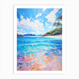 An Oil Painting Of Whitsunday Islands Australia 4 Art Print