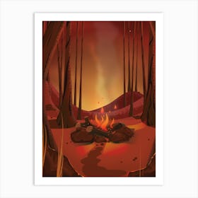 Campfire Art Print