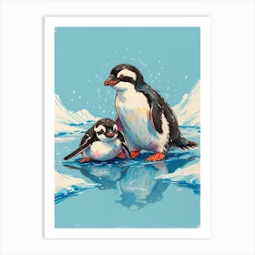 Penguins 1 Art Print