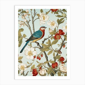 Bird On A Branch 20 Art Print