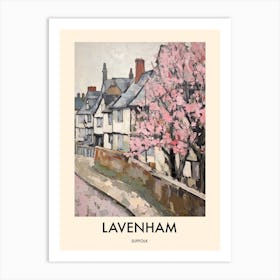 Lavenham (Suffolk) Painting 4 Travel Poster Art Print