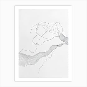 'Swimming' 1 Art Print