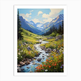 Mountain Stream 3 Art Print