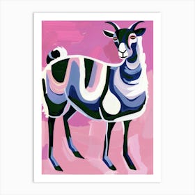 Goat Illustration 1 Art Print