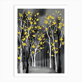 Autumn Trees 3 Art Print