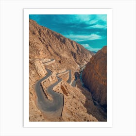 Tichka Road in the Atlas Mountains Art Print