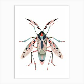 Colourful Insect 3 Illustration Art Print