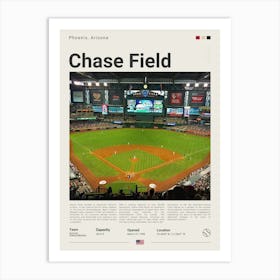 Baseball - Arizona Diamondbacks - Chase Field Art Print