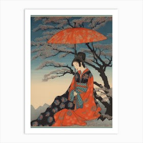 Shikisai No Oka, Japan Vintage Travel Art 2 Art Print