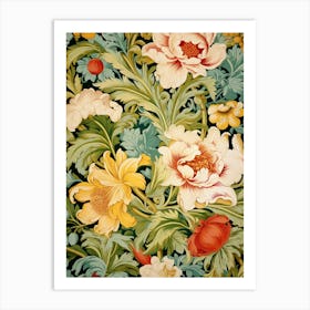 Floral Wallpaper 91 Art Print