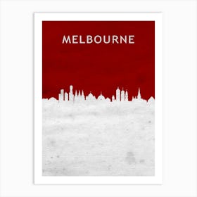 Melbourne Australia Art Print