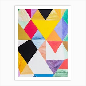 Triangle Drama Art Print