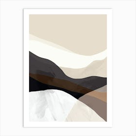 Serenity In Shape Minimalist Style Art Print