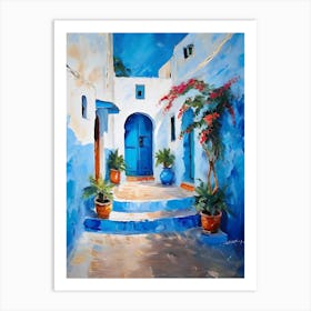 Blue Door 7 Art Print