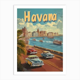 Aihrgdesign A Vintage Travel Poster Of Havana Featuring The I 502a67df Ce8d 480e 932d 95d140d8f5d0 2 Art Print