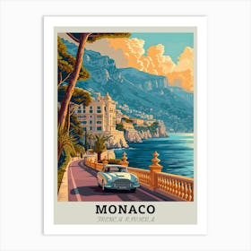 Monaco French Art Print