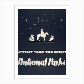 National Parks 1930s Vintage Poster Art Print