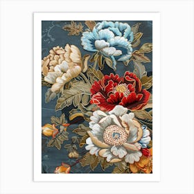 Chinese Floral Painting 2 Art Print