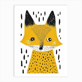 Yellow Jackal Art Print