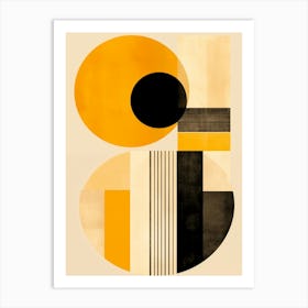 Abstract Geometric Shapes Art Print