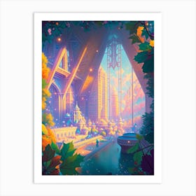 Cityscape Art Print