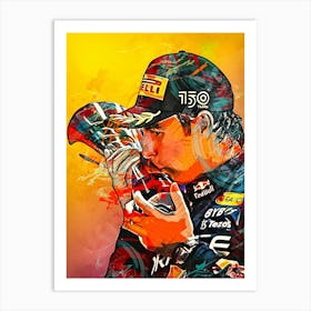 Sergio Perez 2 Art Print