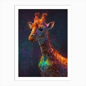 Giraffe 90 Art Print