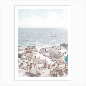 Italian Coast Beach Art Print