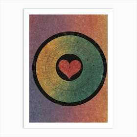 Heart Of Love 9 Art Print