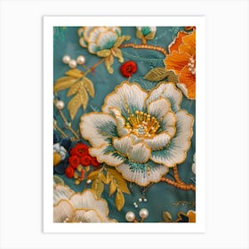 Chinese Embroidery 70 Art Print