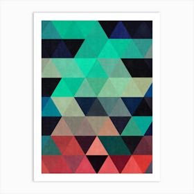 Triangle art 2 Art Print