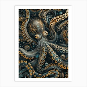 Octopus 17 Art Print