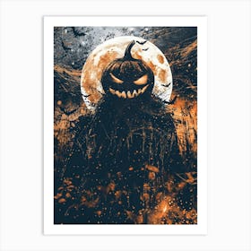 Halloween Pumpkin 37 Art Print